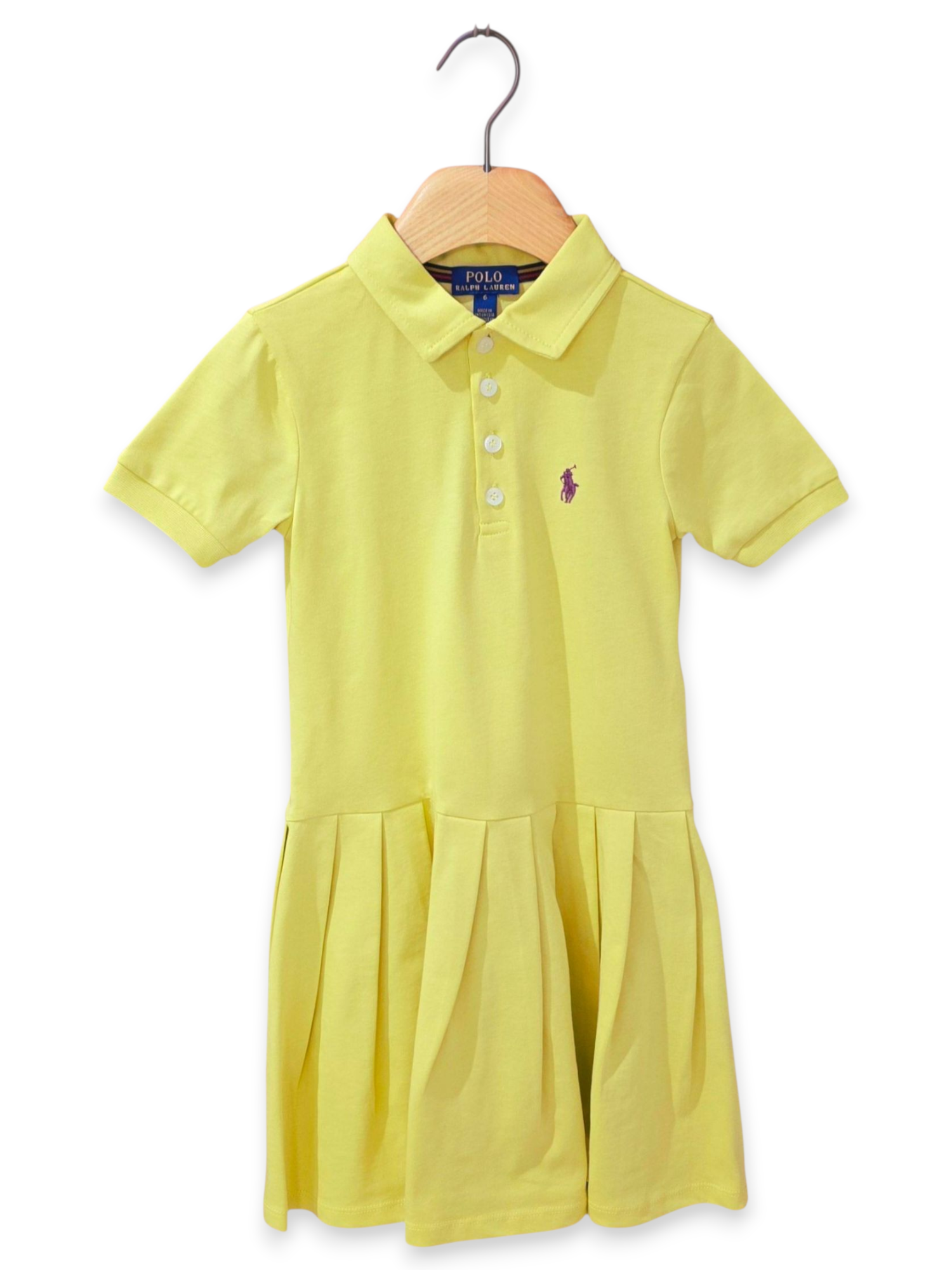 Robe Polo Jaune
